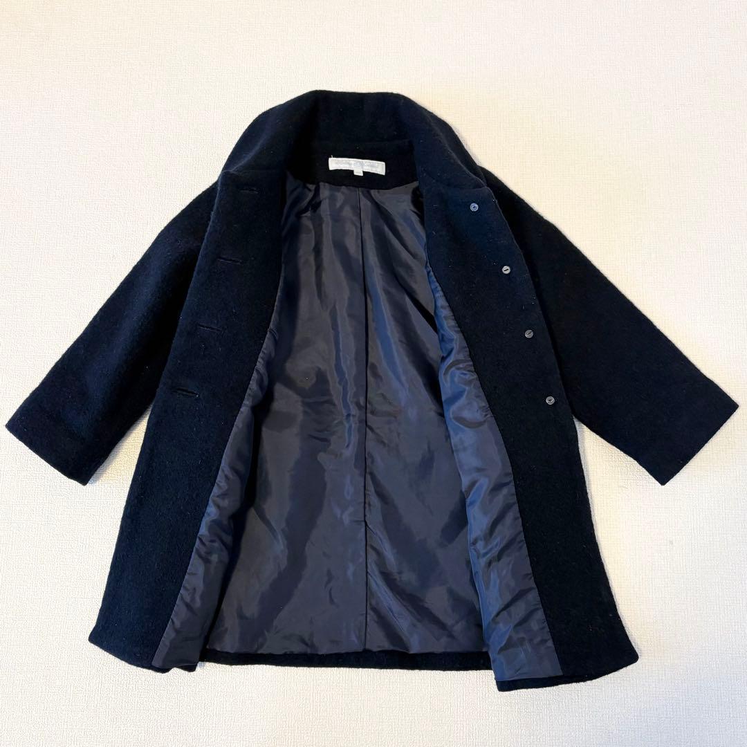 訳あり】タルティーヌ エ ショコラ ウールコート 濃紺100 - メルカリ