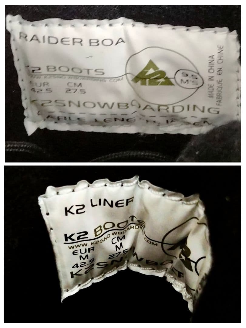 K2 スノーボードブーツ 27.5cm