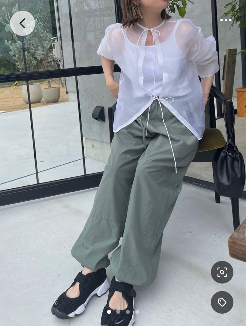 新品manonfripesマノンフリップwindpants soyy. roku