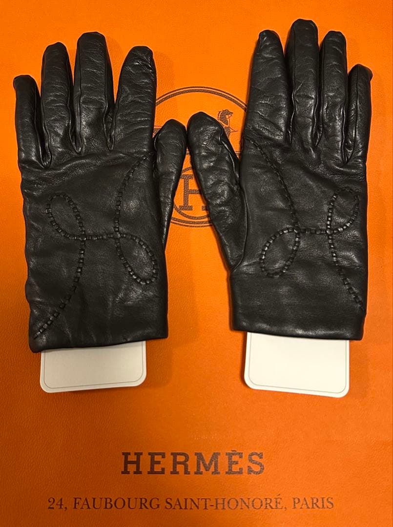 《HERMES》羊皮グローブ　サイズ21cm