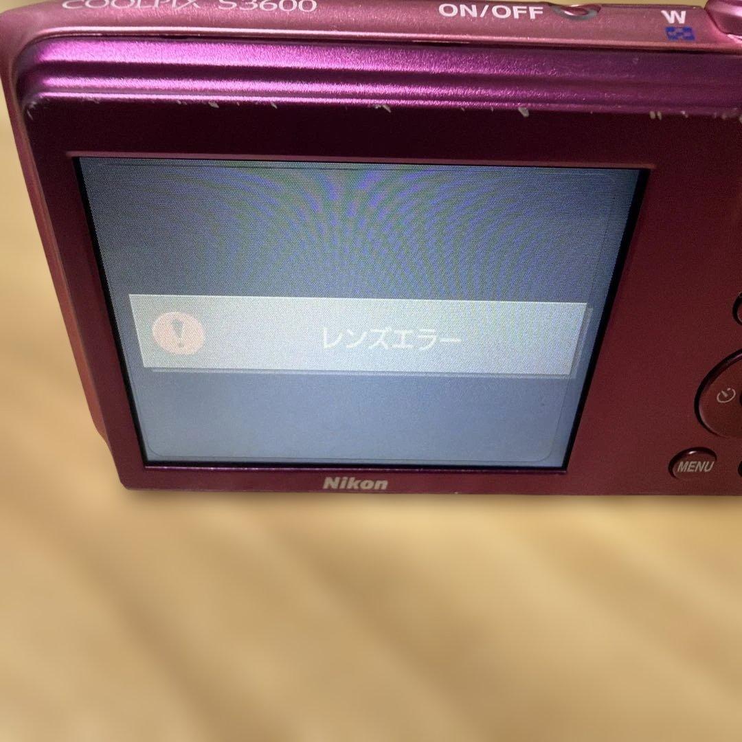 ジャンク品 Nikon coolpix A300 ニコン デジカメ ピンク ニコン
