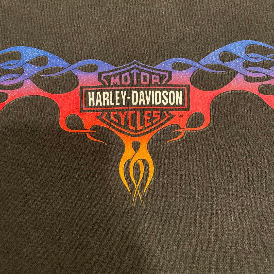 ハーレーダビッドソン スウェット 90s フレイム 炎 ビンテージ - メルカリ
