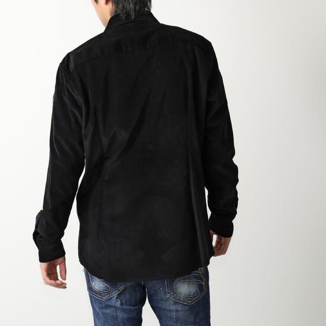 今年購入 MONCLER モンクレール コーデュロイ ブラック ボタンシャツ