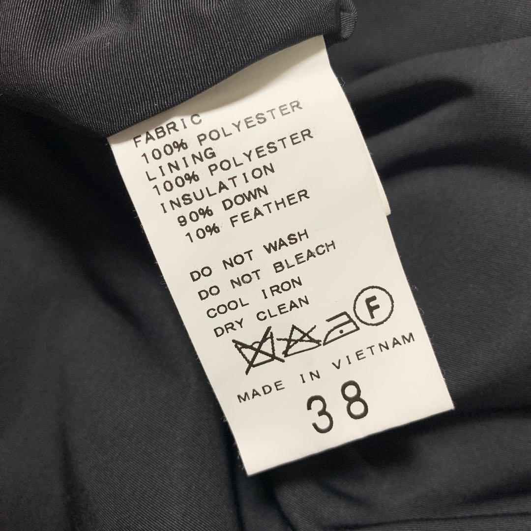 美品】ノーブル エステルファイユミドルダウンコート ボリュームカラー