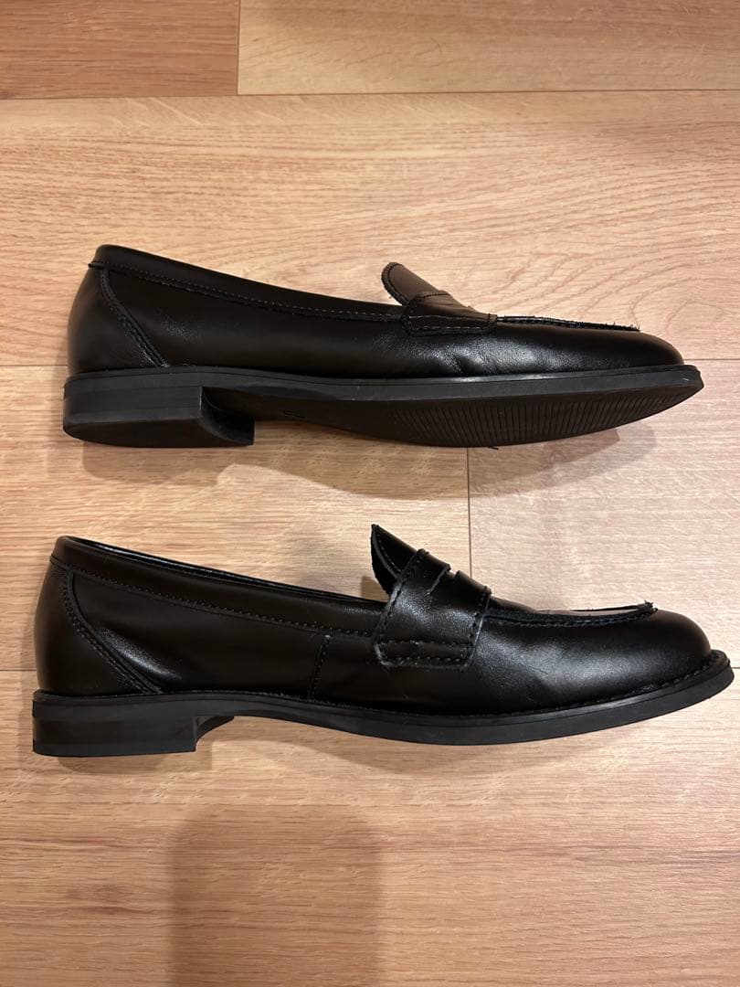 ENESS ブラック ローファー 39 (24.5cm)