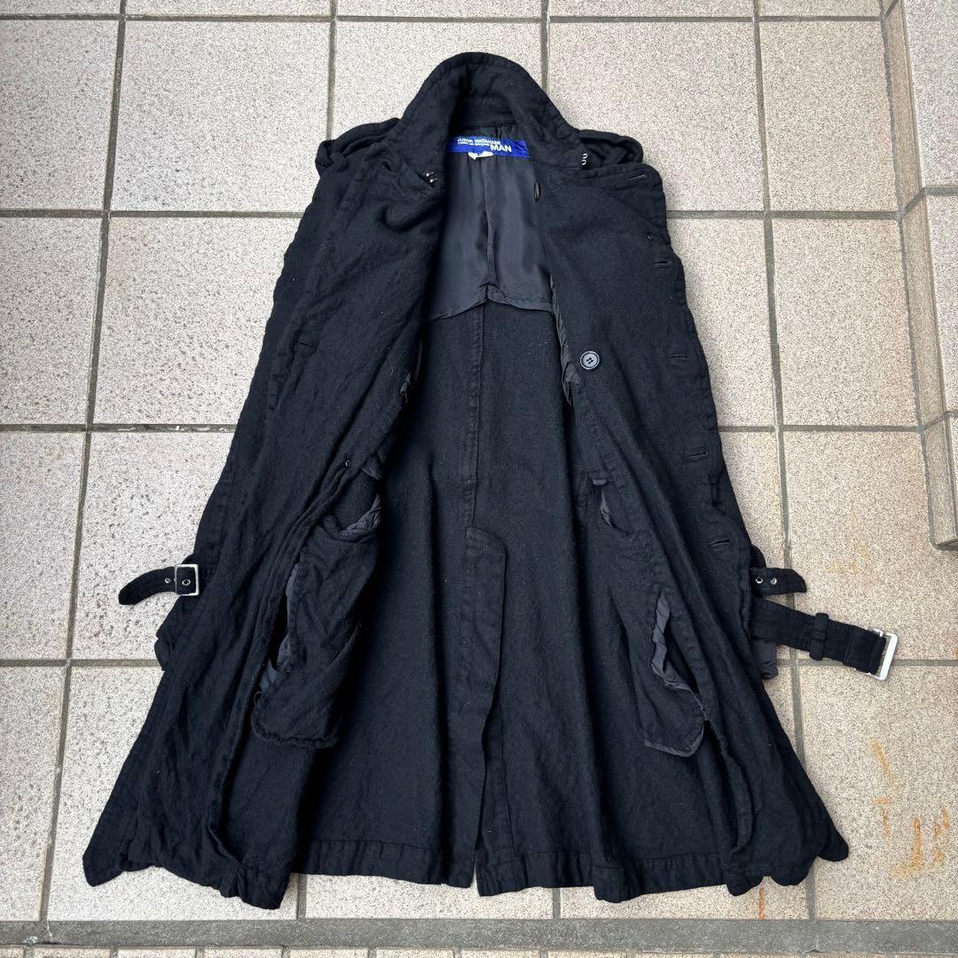 ジュンヤワタナベ コムデギャルソンマン 縮絨 トレンチコート - メルカリ