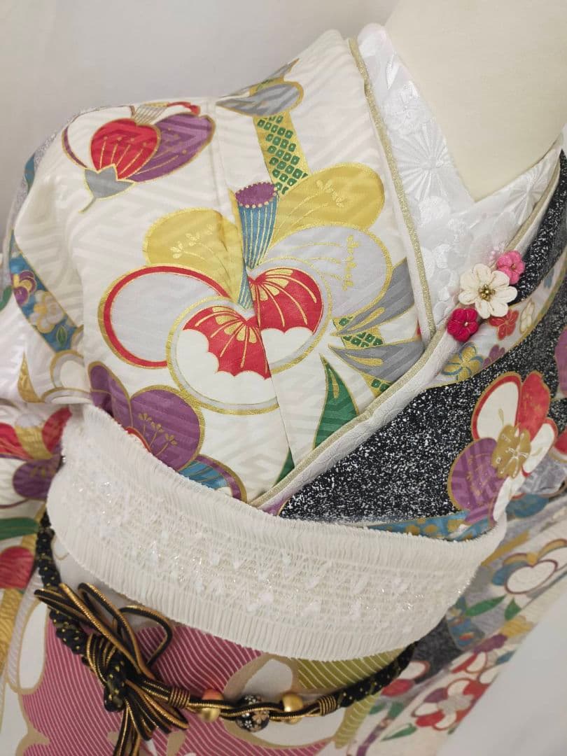 ゆさま【WA-Modern】★★　振袖7点フルセット+お直し代★★