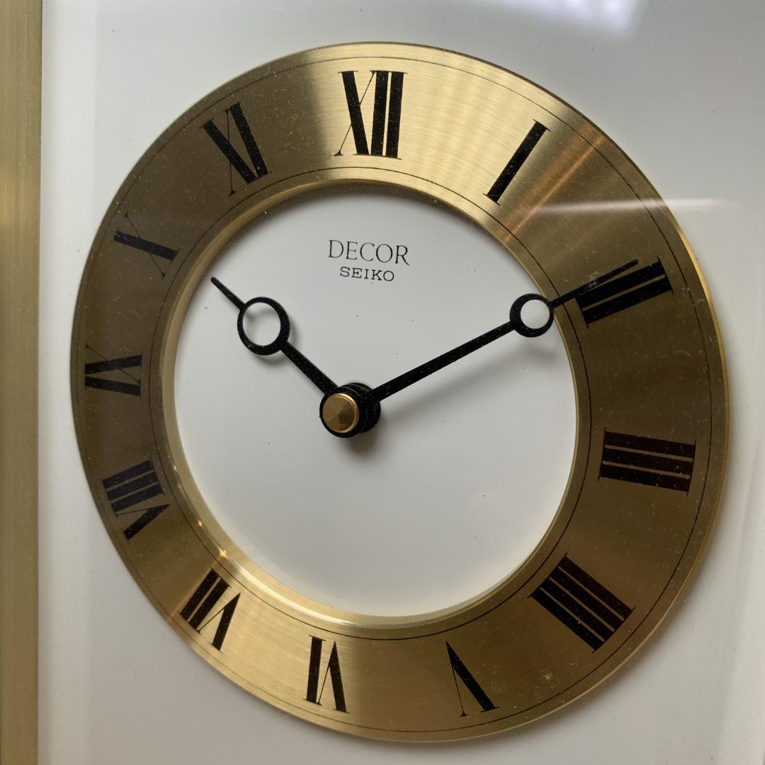 SEIKO DECOR セイコー デコール 置き時計 天然大理石 高級品 - メルカリ