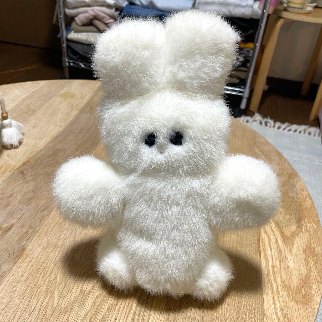 片岡メリヤス うさぎ ぬいぐるみ ぬいぐるみ ウサギ（2色） - 旭山動物園くらぶオンラインショップ