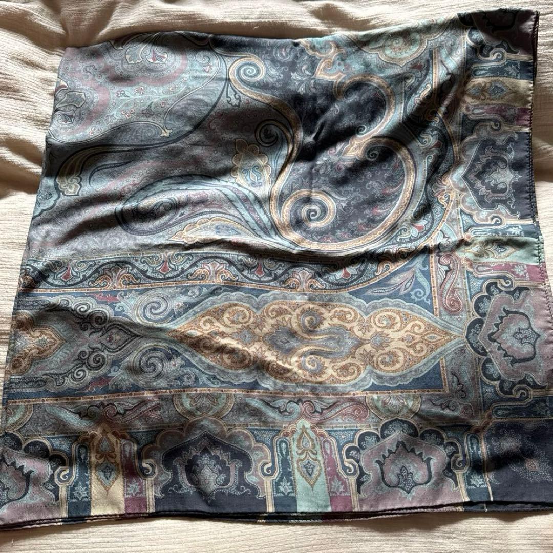 ETRO ペイズリー柄 大判ストール ショール - メルカリ