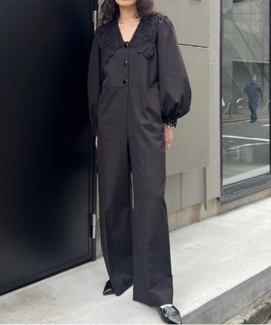 サロペット・オーバーオール・オールインワン Ameri SAILOR LACE COLLAR JUMP SUIT Ameri（アメリ）の「SAILOR LACE COLLAR JUMP SUIT（つなぎ