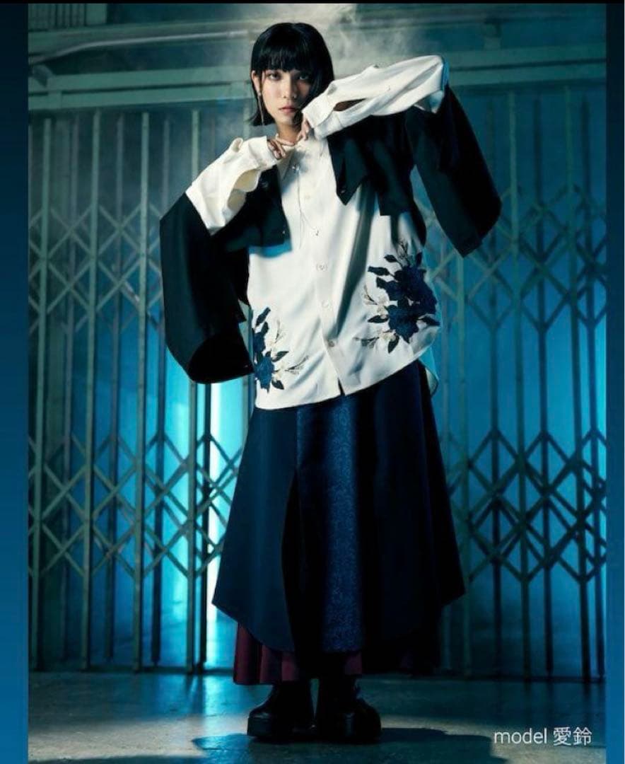 HARE×ado コラボレーション 受注生産モデル ROSEシャツ WHITE - メルカリ