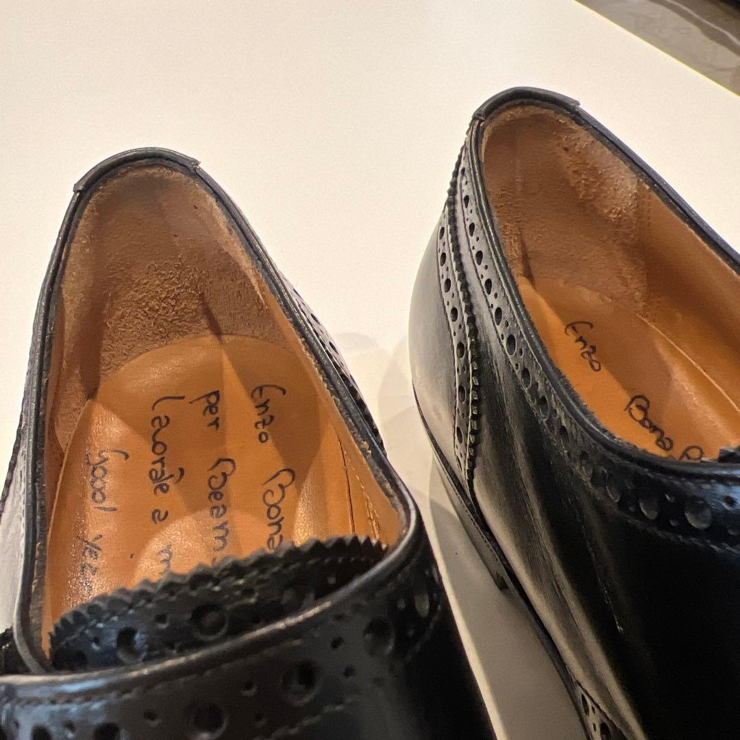 近日削除】Enzo Bonafe Carracci シングルモンクストラップ - メルカリ