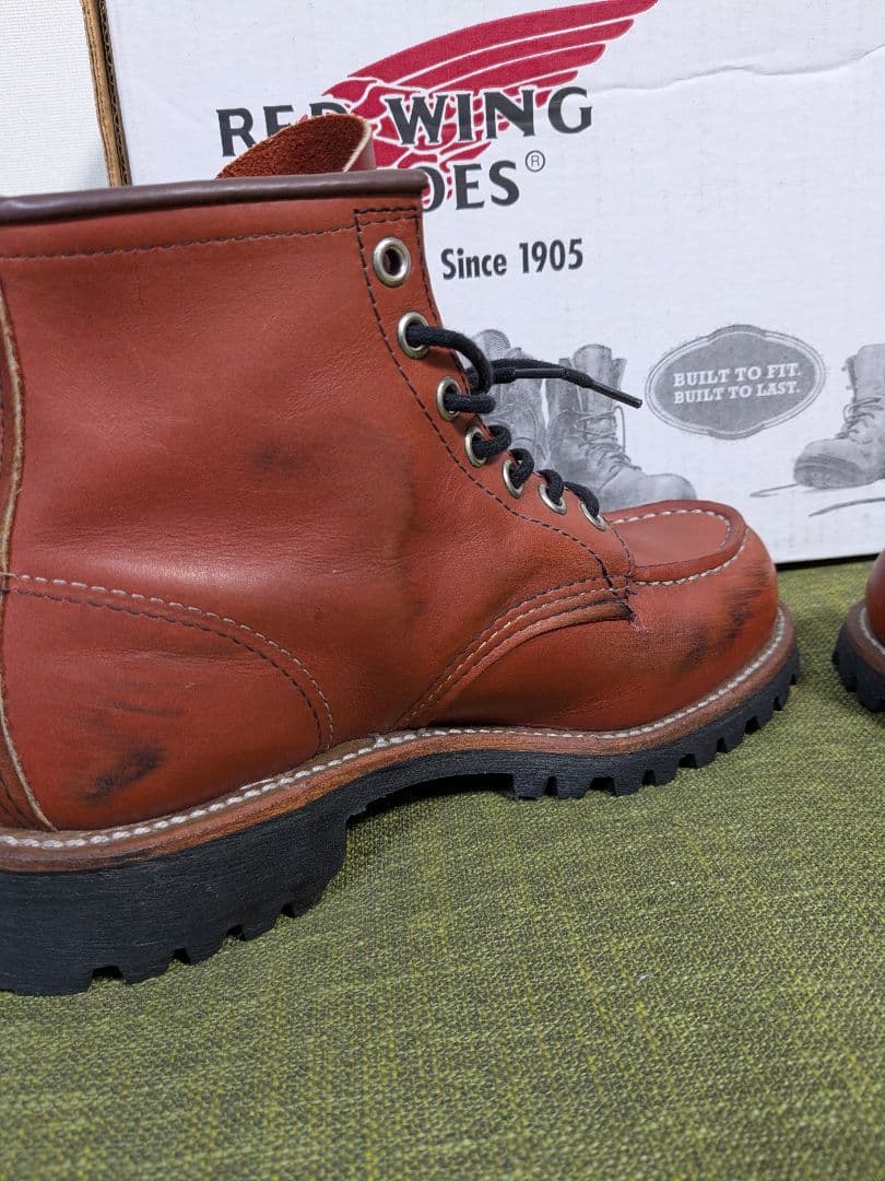 廃盤 希少 レッドウィング 8175 モックトゥ ブーツ 23cm - メルカリ