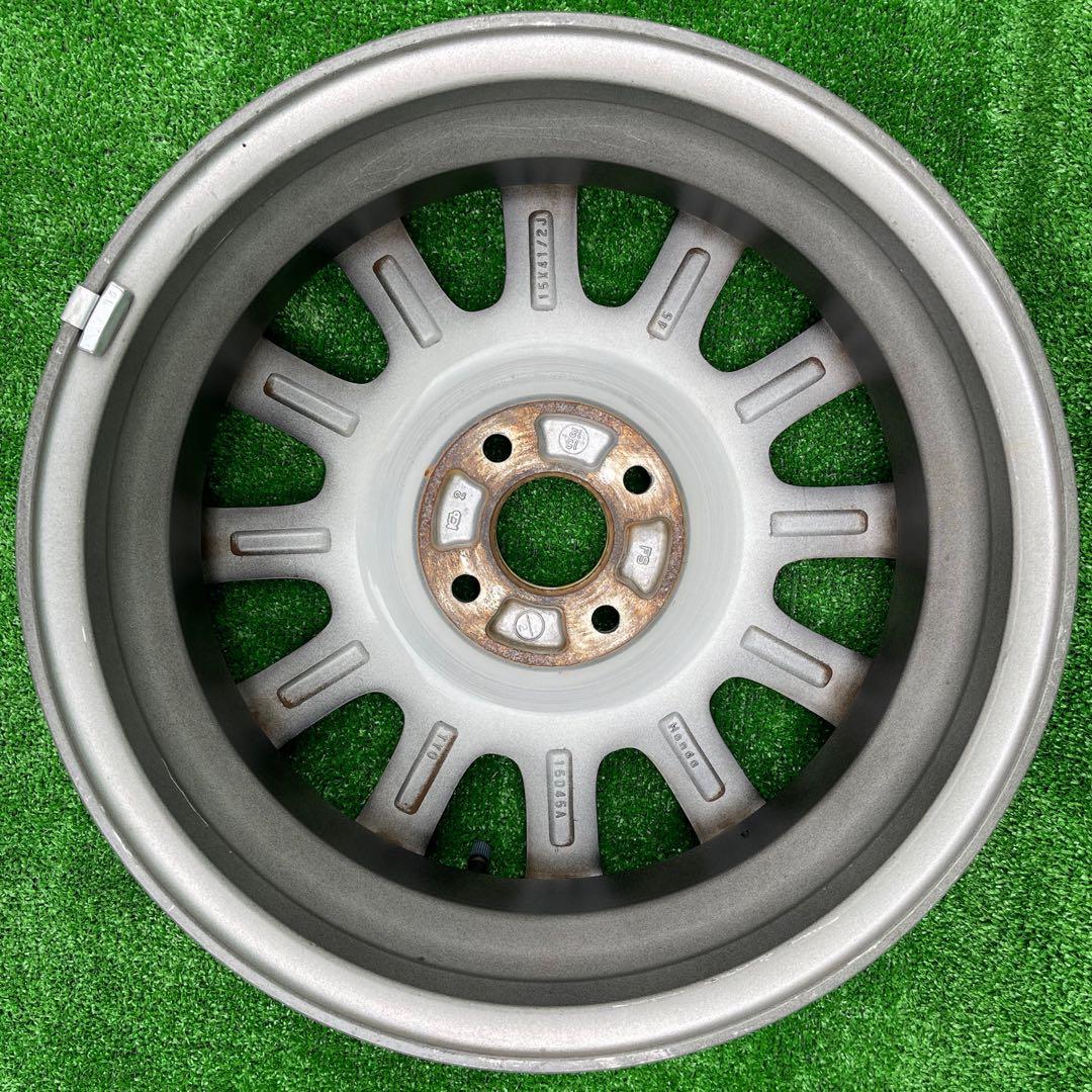 ホンダ N-BOX カスタム純正15インチ　4.5J +45 4H-100 中古