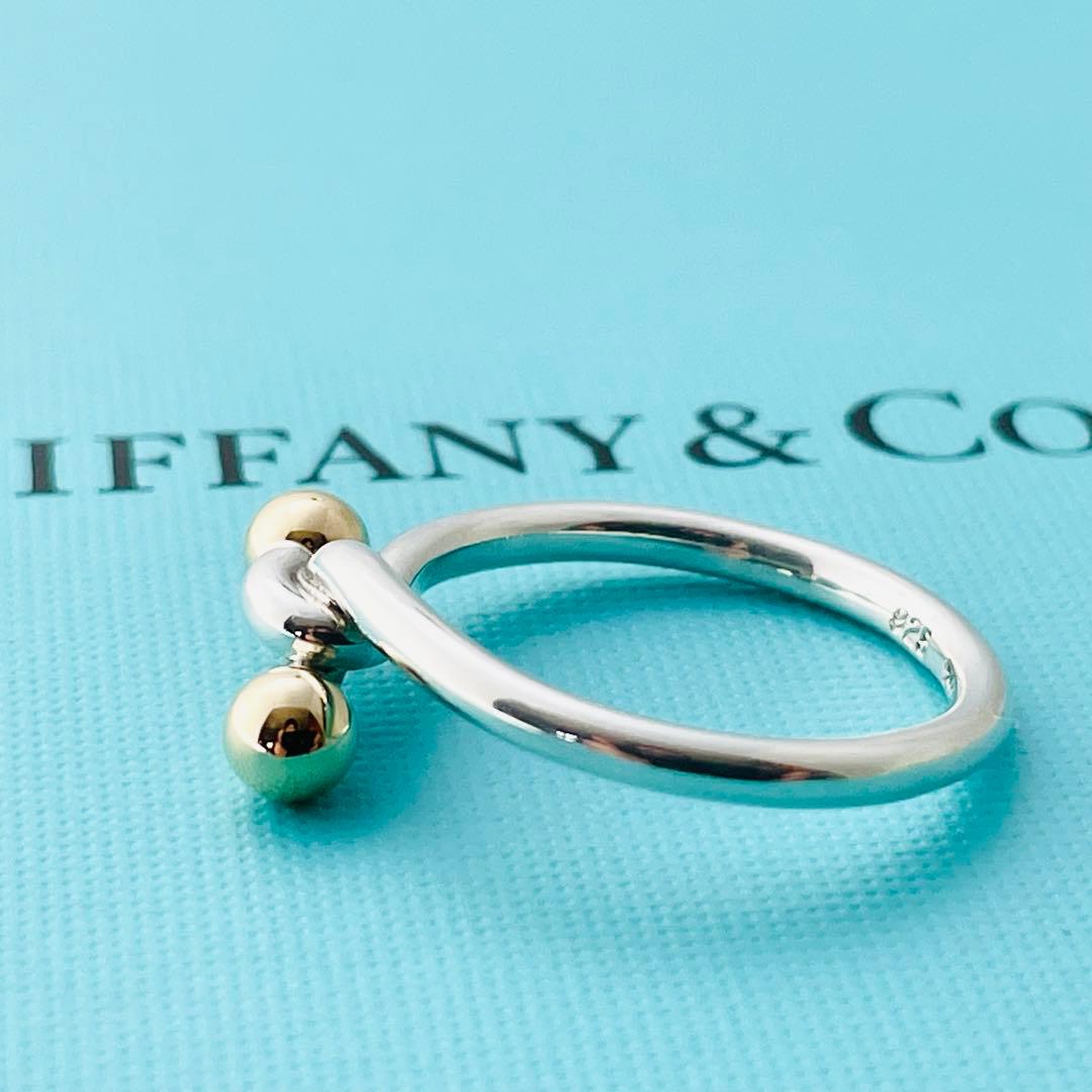 正規品】12号 ティファニー フック＆アイ K18xSV ゴールド 750 - メルカリ