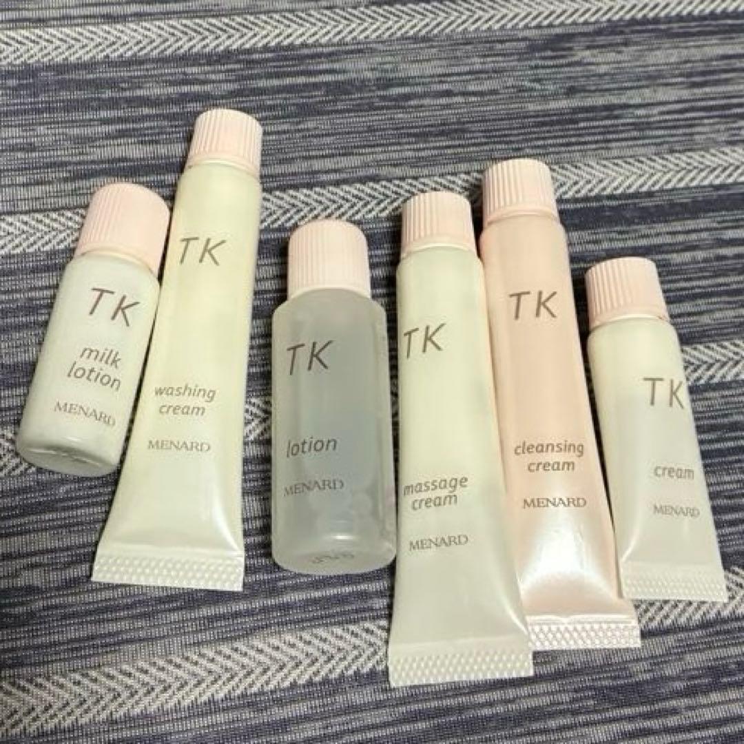 MENARD TK 6点サンプルセット1セット、スキンケア トライアル2セット