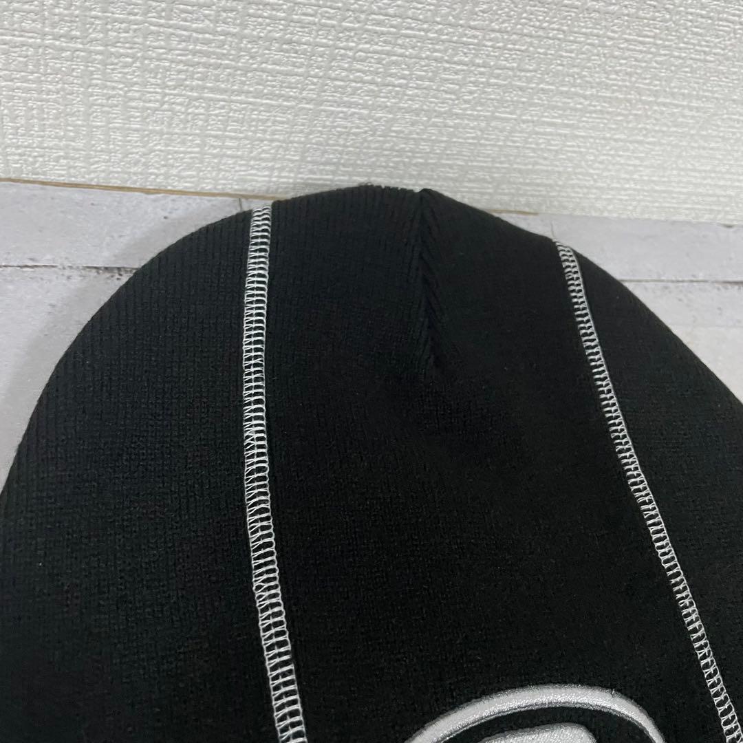 未使用品　Supreme Racing Panel Beanie \"Black\"