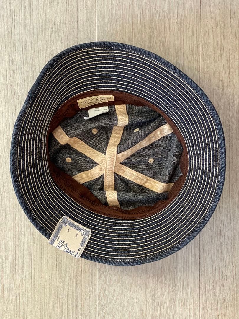 帽子 THE H.W.DOG&CO Vintage Denim Fatigue Hat