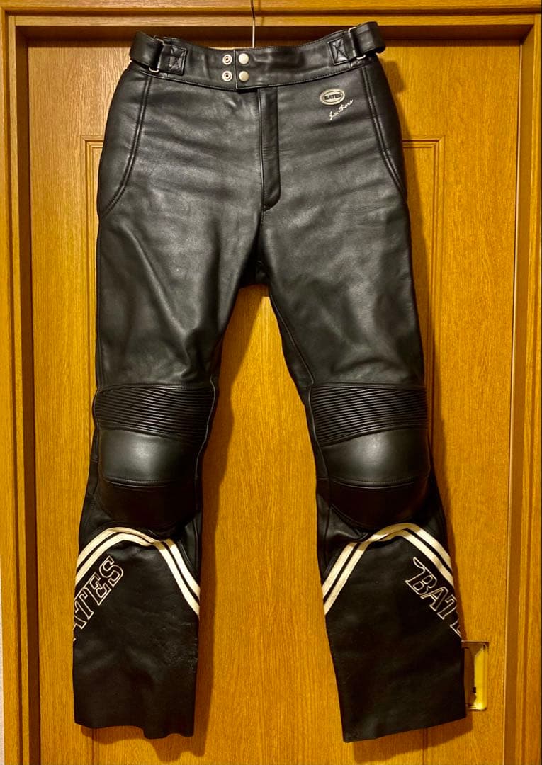 バークボックス 20周年記念 オリジナル レザー スリム パンツ モーター