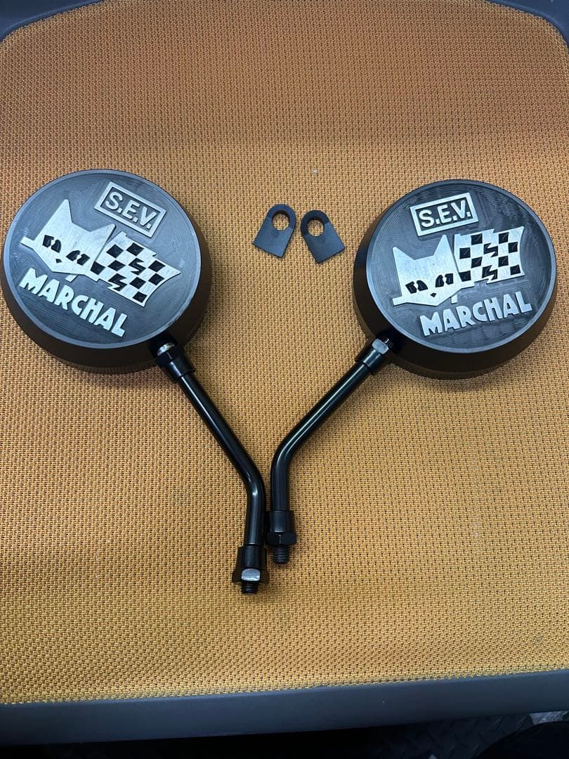 希少】MARCHAL マーシャル アルミ削り出し Z2 ミラー 左右セット