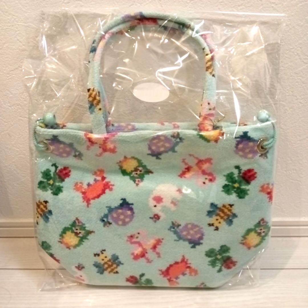 フェイラー 神崎恵 巾着バッグ ペールグリーン ファンキーフォーチュン