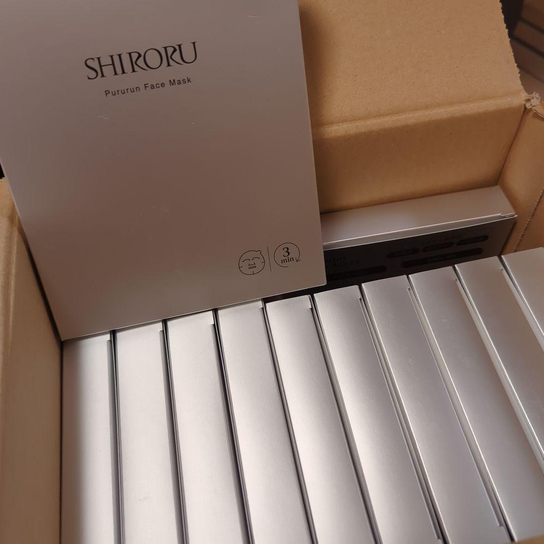 SHIRORU☆ぷるるんフェイスマスク☆59枚 洗顔料国内売上No.1*の「SHIRORU」から「保湿×毛穴」に特化したシート