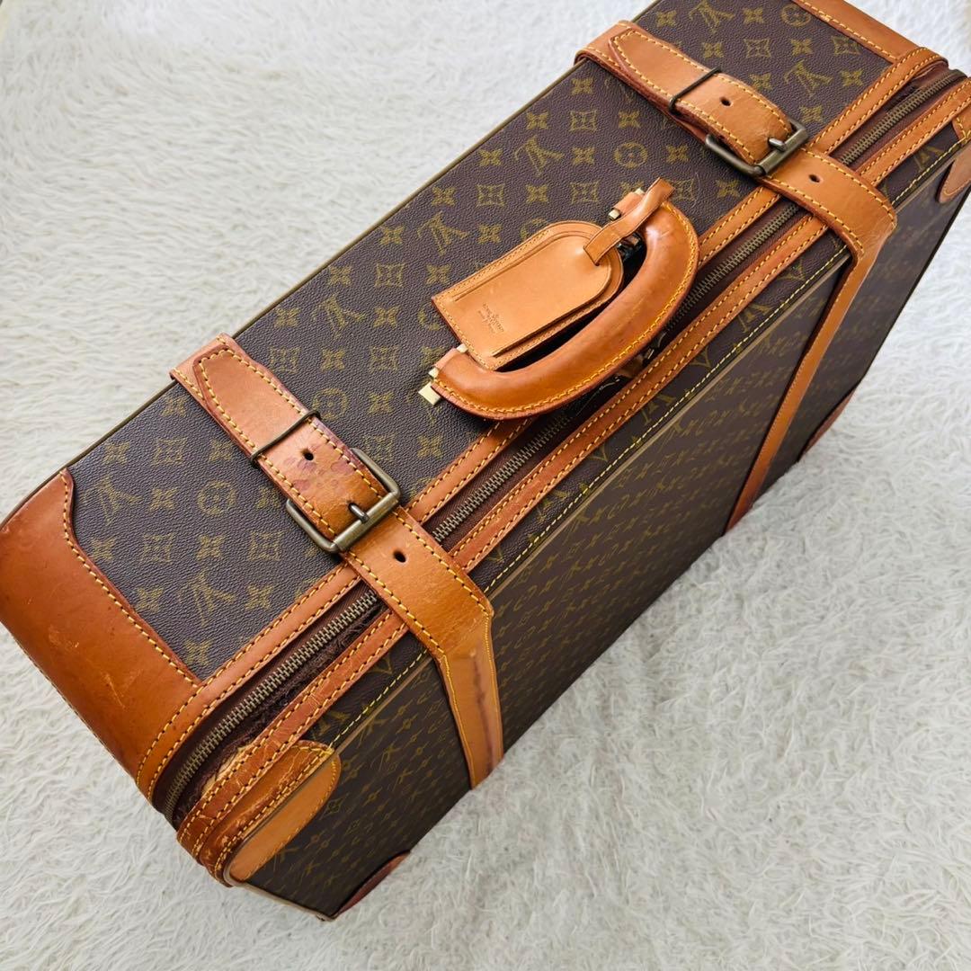 ルイヴィトン　モノグラム　ストラトス70バッグ　ブラウン　確実正規品 Yahoo!オークション -「ストラトス」(スーツケース、トランク