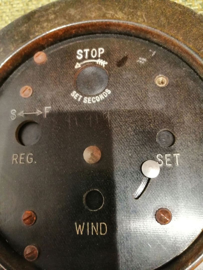 U.S.NAVY  WW2  BOAT  CLOCK 40年代　ビンテージ