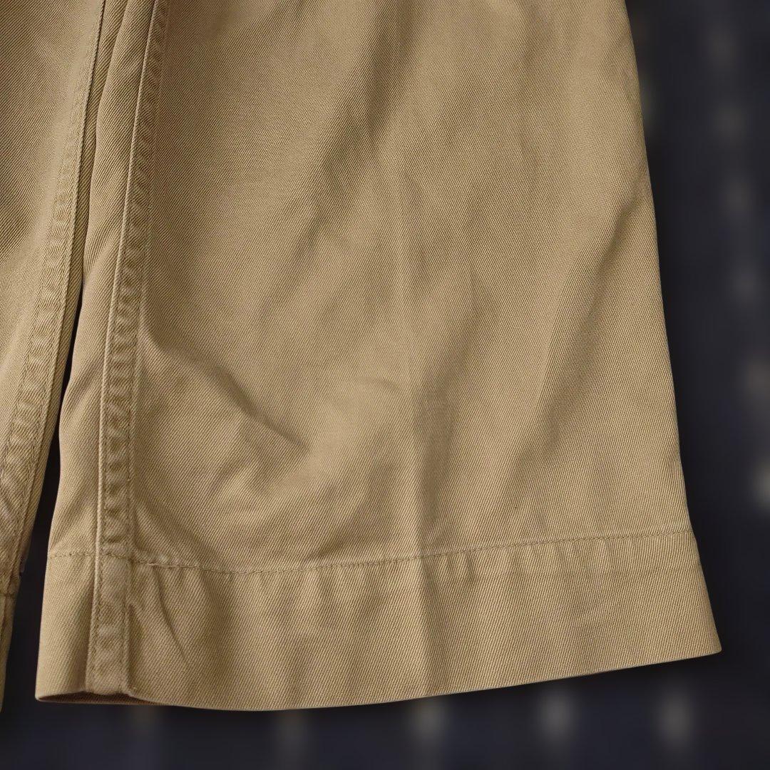 40s U.S.ARMY 45カーキ　チノパン 尿素ボタン　ヴィンテージ