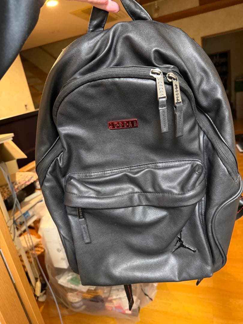 JORDAN ジョーダン レザー調 バックパック リュック ブラック Jordan ジョーダン（JORDAN）（メンズ、レディース）BLACKTOP バック