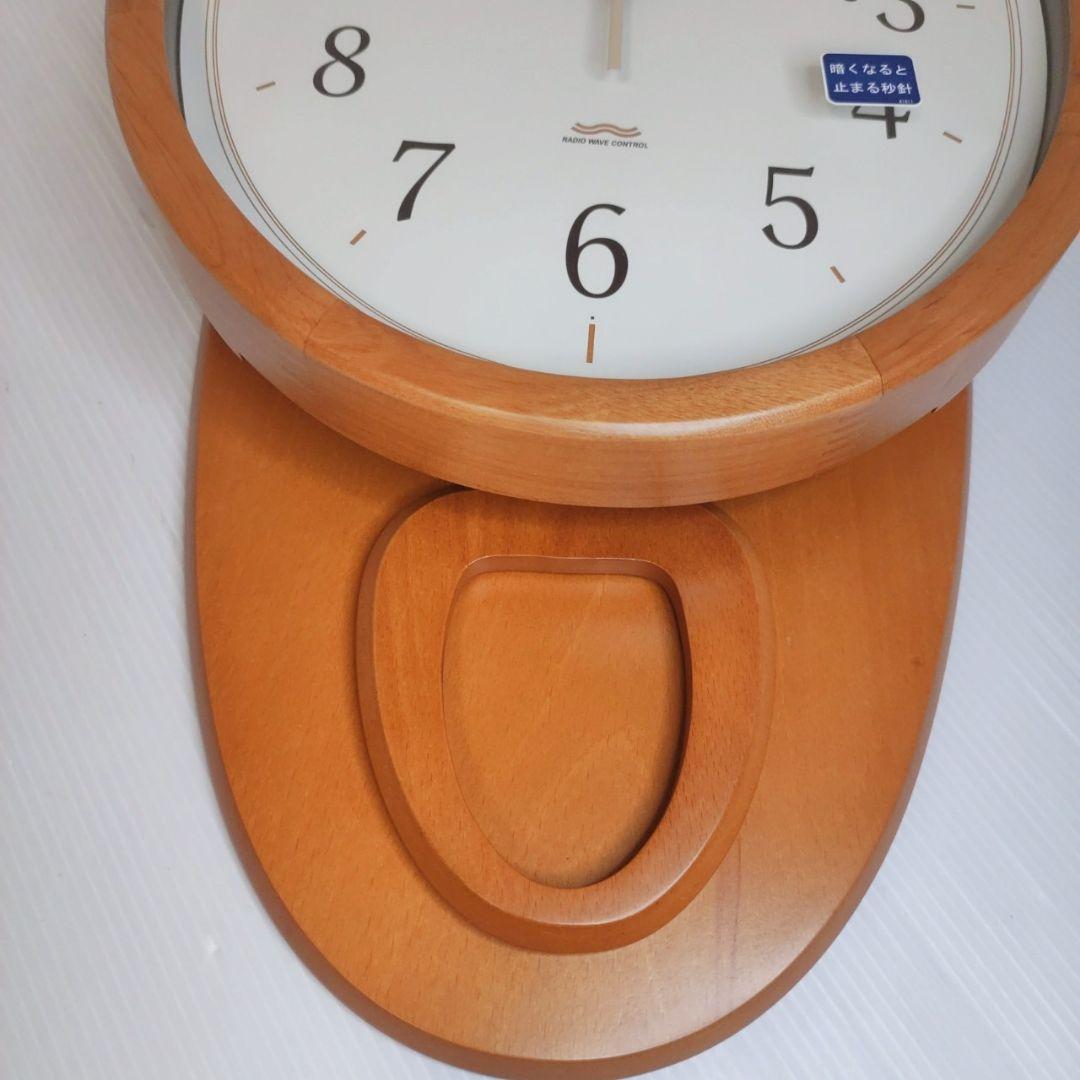 SEIKO電波掛け時計 PH203B 木製振り子 高級アルダー材 正確無比 - メルカリ
