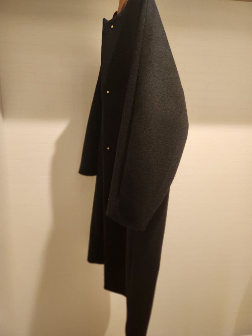 spick and span S160 ビーバーノーカラーコート ブラック36 - メルカリ