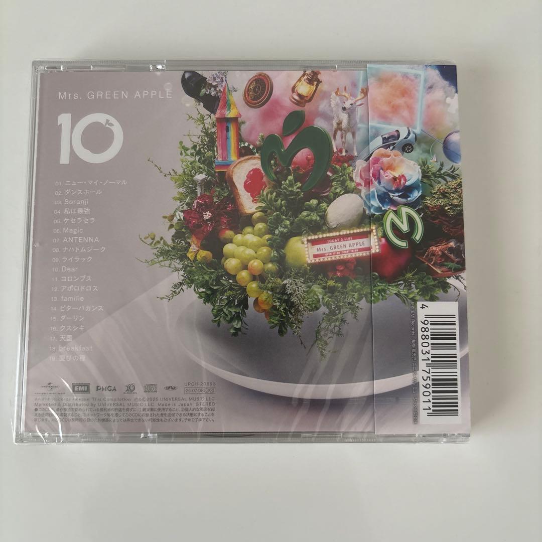 ミセスグリーンアップル アニバーサリーベストアルバム10 通常盤