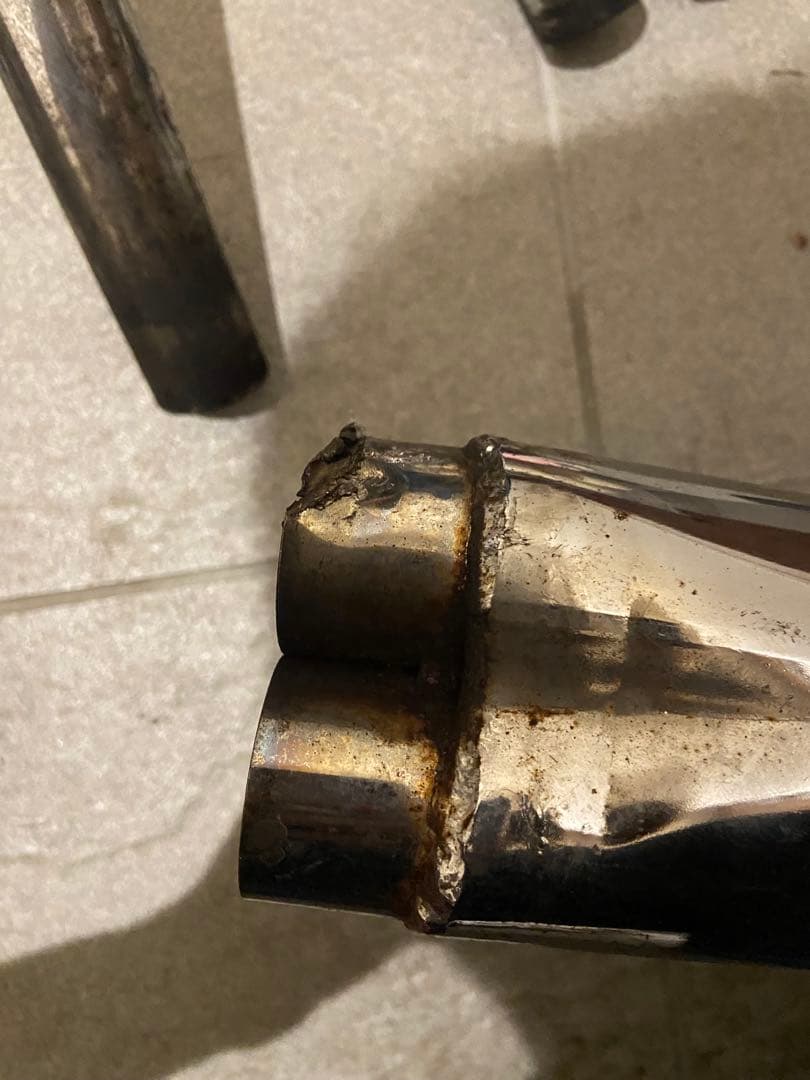 GSX250 マフラー ウンバー管 激吸い - メルカリ