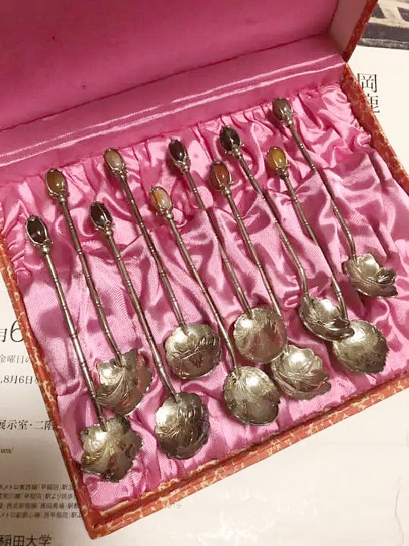 インドネシア シルバー800 スプーン 10本 Used ヴィンテージ 訳有