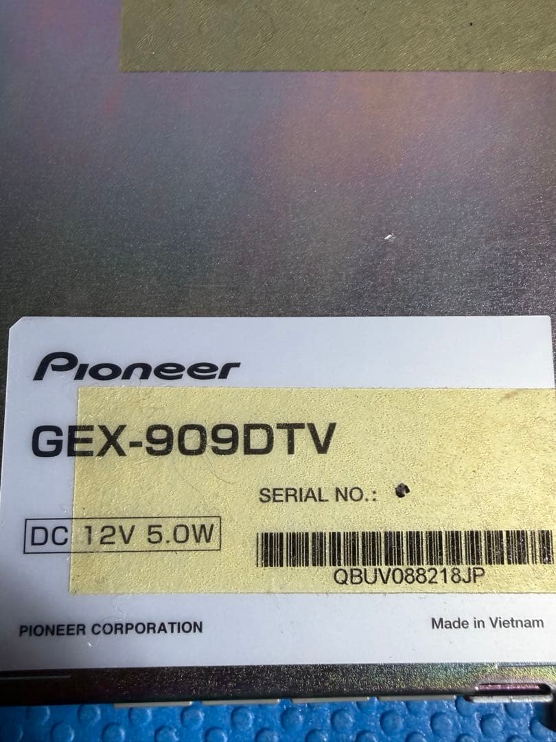 カロッツェリア GEX-909 DTVチューナーユニットセット - メルカリ
