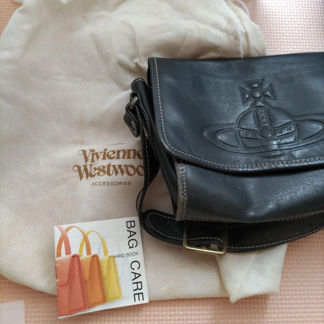 にょい様専用】ヴィヴィアンウエストウッド ブラック レザーショルダー