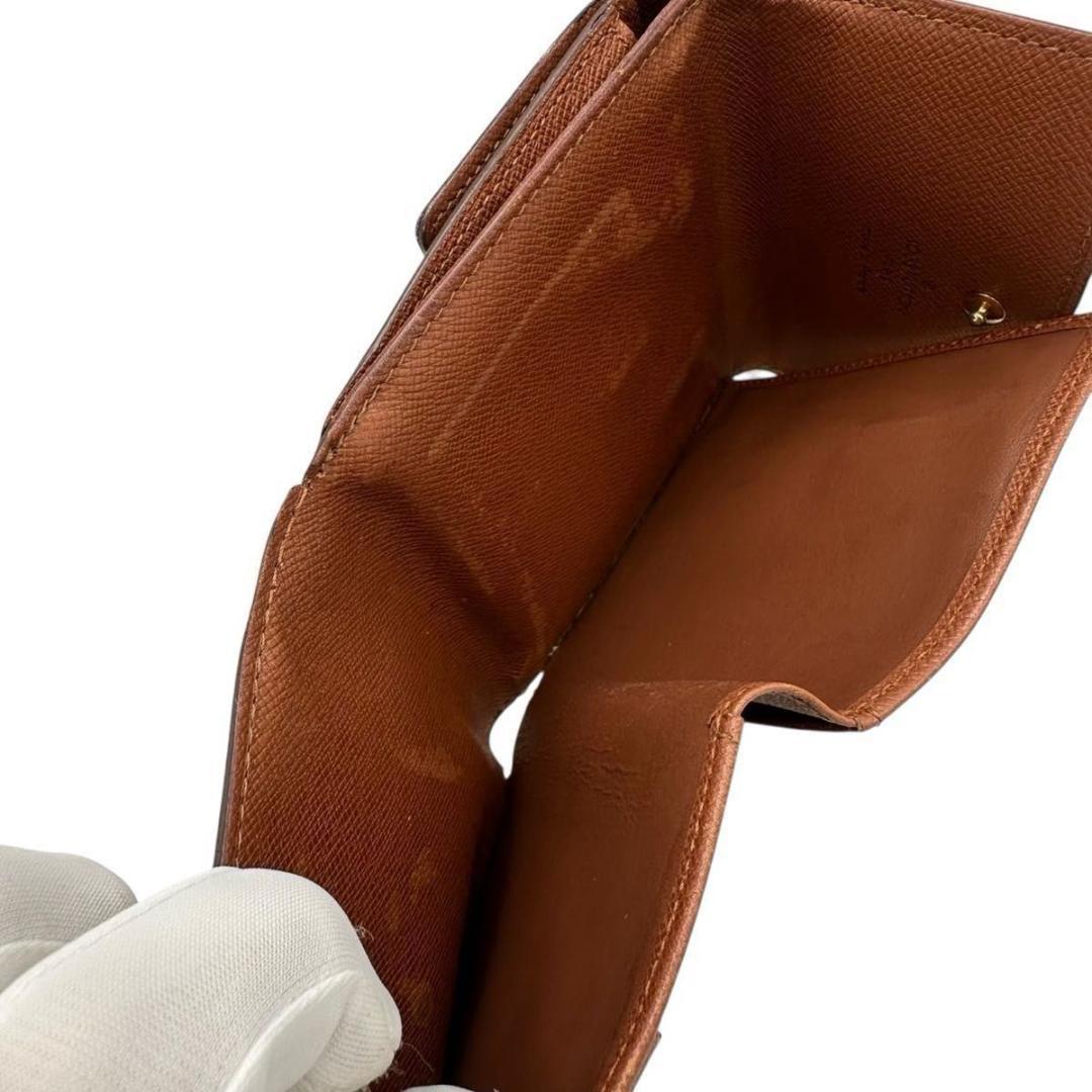 美品】ルイヴィトン Wホック財布 モノグラム コンパクト TH0969