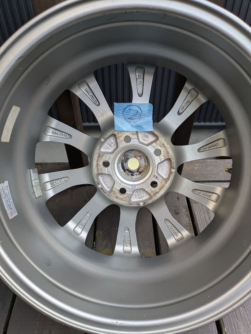 16インチ ホイール 6.5J +48 5H PCD 100 分割出品②