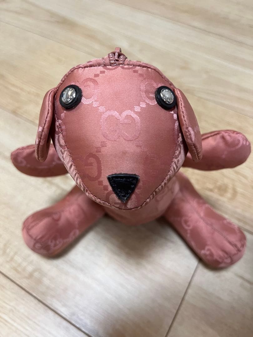 GUCCI ピンク ぬいぐるみ型エコバッグ テディーベアー