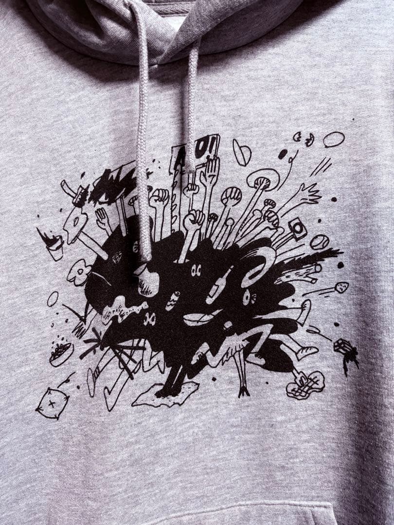 希少】NUMBER GIRL 逆噴射 パーカー グレー LLサイズ - メルカリ