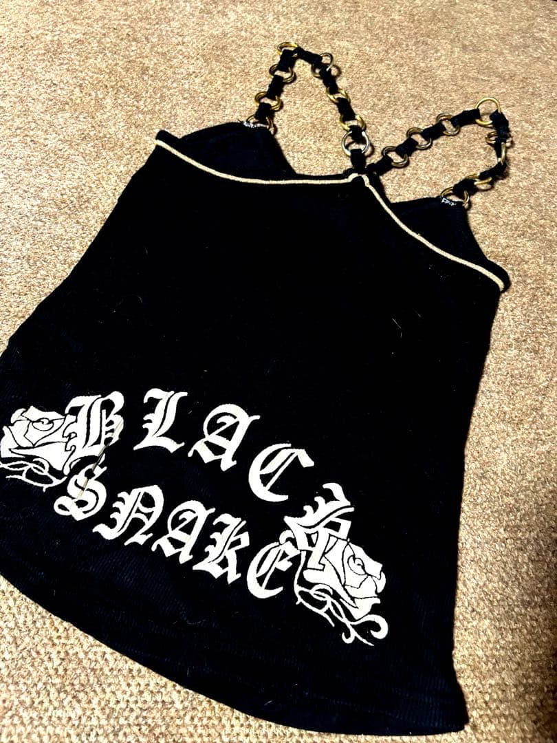 d.i.a. 平成ギャル 黒金 タンクトップ