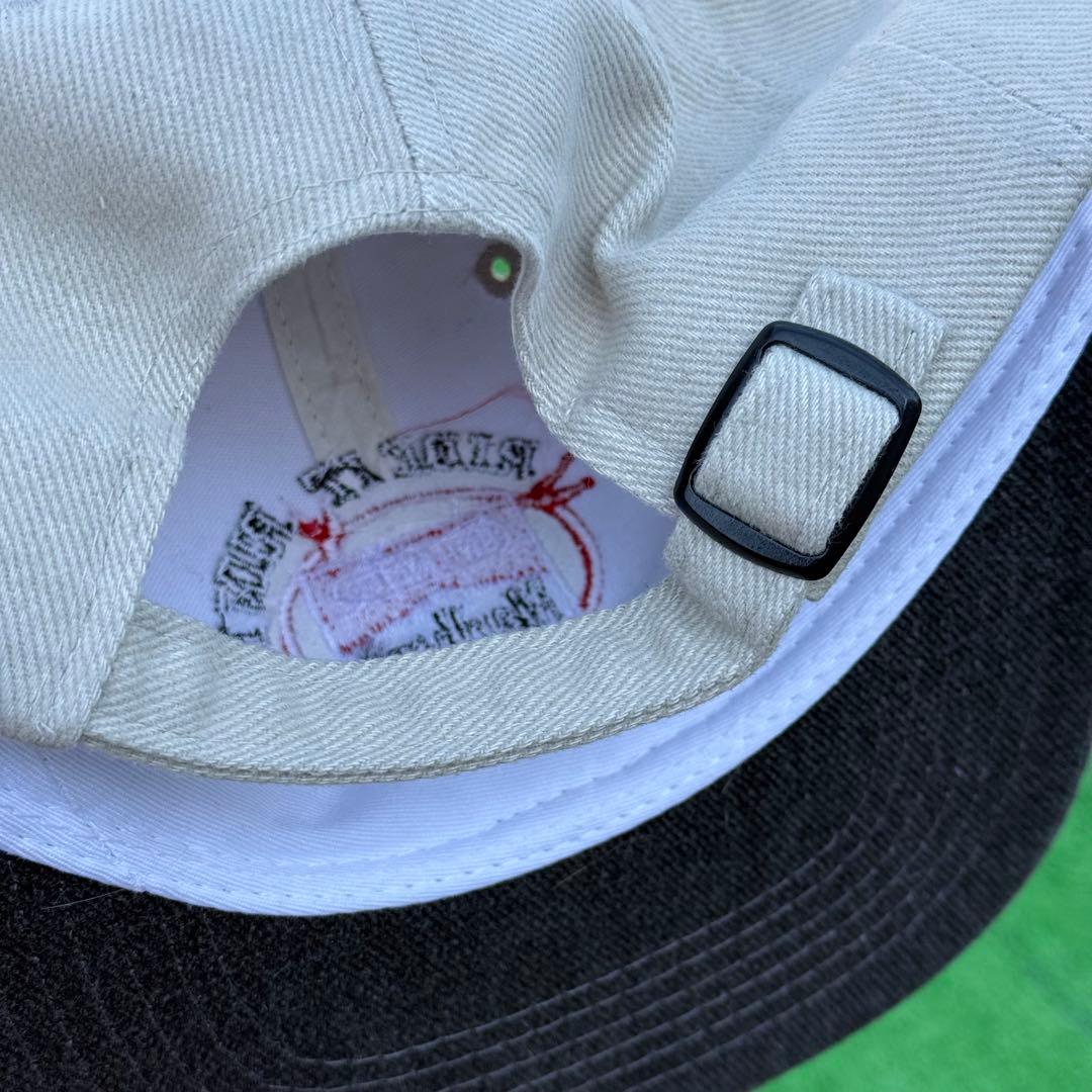 Marlboro 刺繍ロゴ キャップ ベージュ/グレー 90s - メルカリ