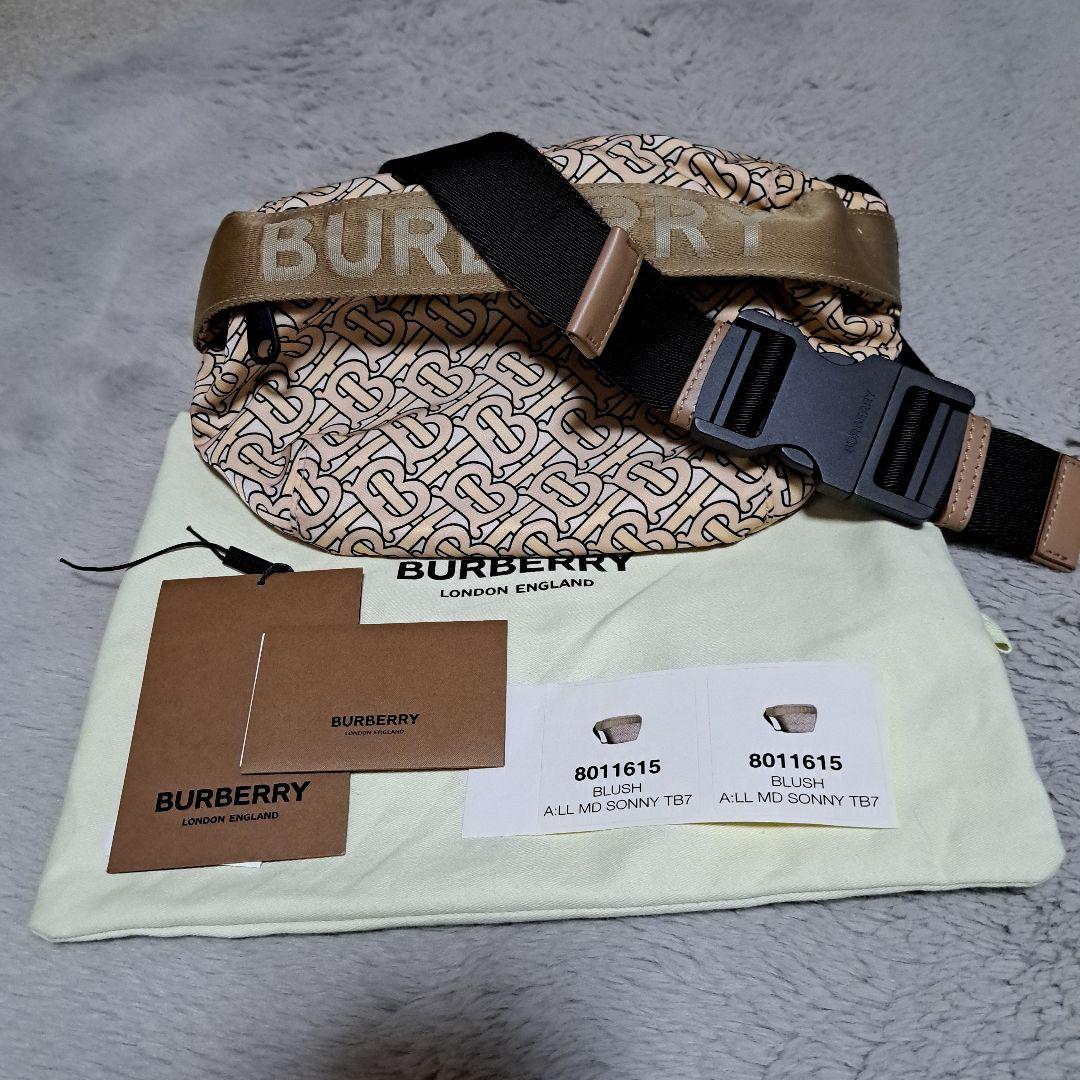 美品　BURBERRY バーバリー　モノグラムTB ボディバッグ BURBERRY（バーバリー）の「BURBERRY PADDY MONOGRAM JACQUARD CROSS