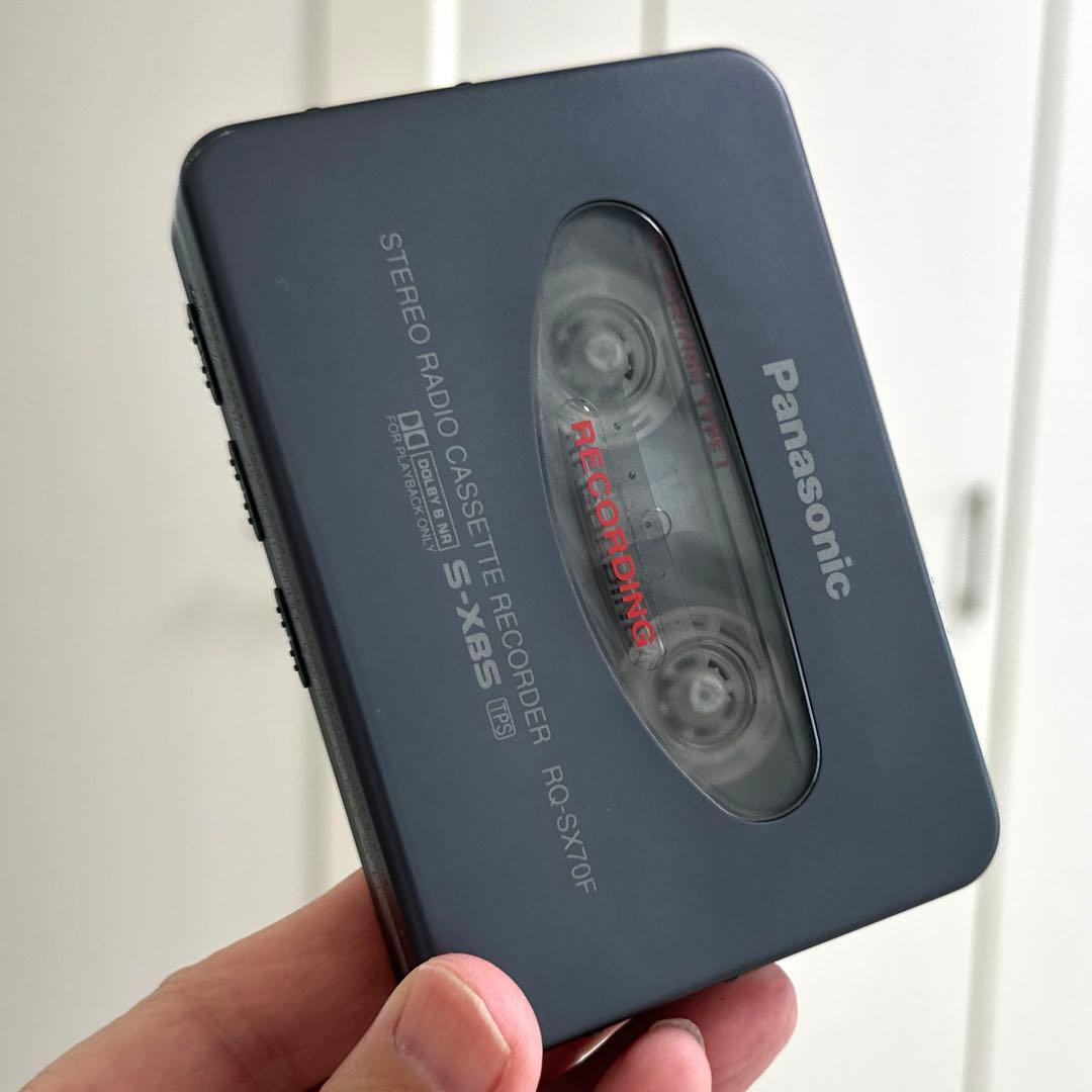 極美品DE可動品】Panasonic カセットプレーヤー RQ-SX70F