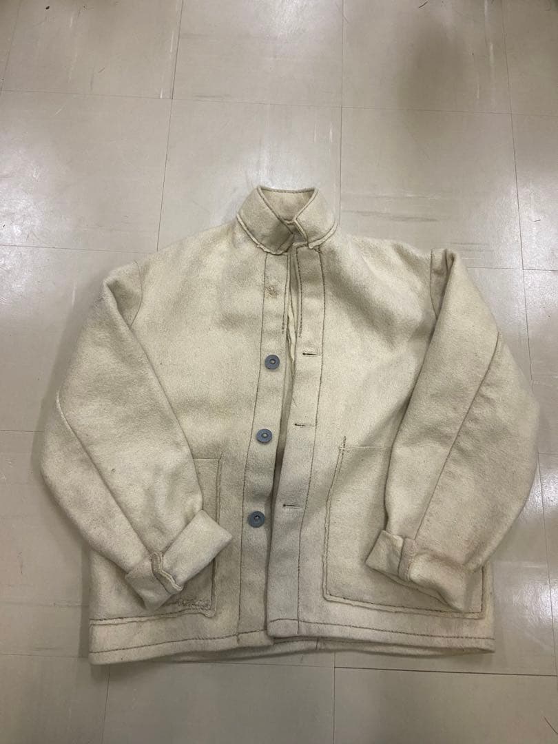 30s〜　ロイヤルネイビー？ダッフルジャケット メタルボタン スタンダードジャケット【メタルボタン】【8ポケット】【トラベル