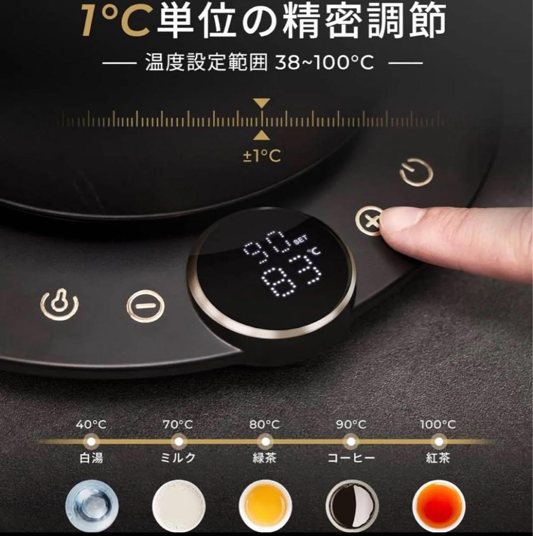 最新 Epeios（エペイオス）電気ケトル 0.9L｜1℃単位で温度調整 NEW