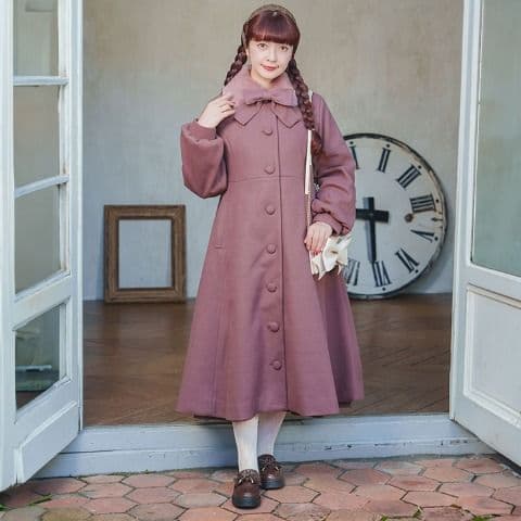 新品未開封】しまむら 青木美沙子 リボンコート ピンク Mサイズ - メルカリ