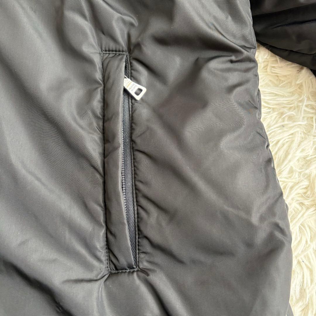 美品 希少 PRADA SPORTS サーモアダウンコート ブラック 40 - メルカリ